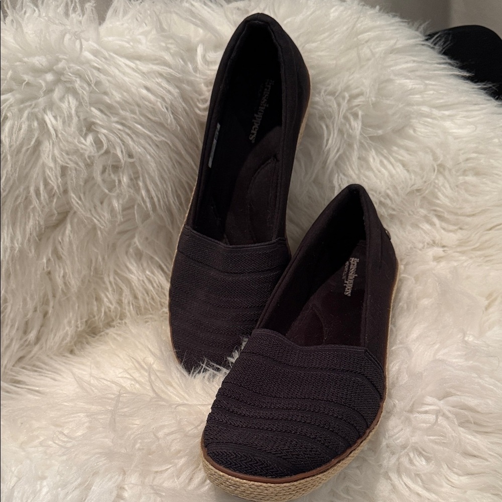 Grasshoppers Black Espadrille Shoes